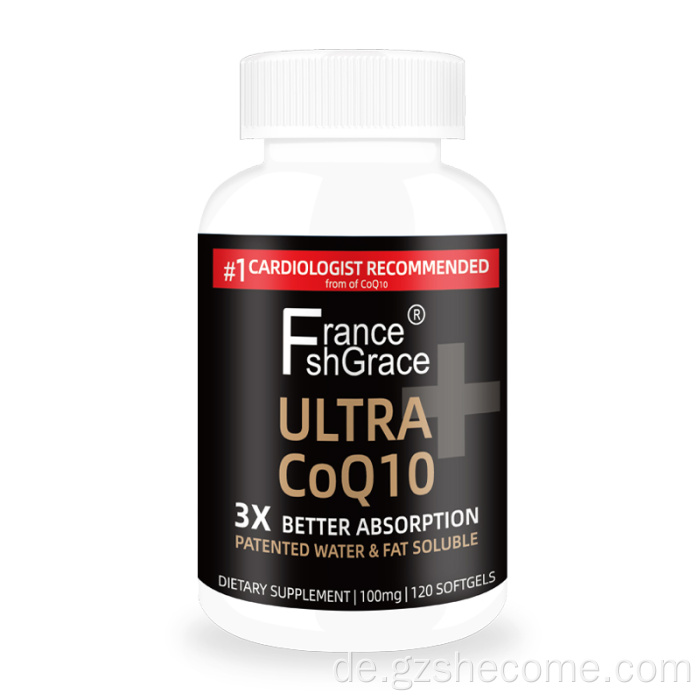 CoQ10 100 mg Softgele 3x bessere Absorption CoQ10 Softgele